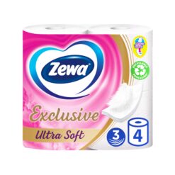 Χαρτί Υγείας 4φύλλο Exclusive Ultra Soft Zewa (4τεμ*114g)