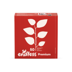 Χαρτοπετσέτες Premium Κόκκινες Endless (185g-50 φύλλα)