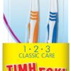 Χειροκίνητη Οδοντόβουρτσα 40 Μέτρια Oral-B 123 Classic Care (2 τεμ)