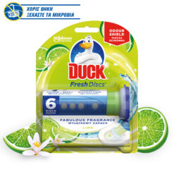 Block για τη Λεκάνη της Τουαλέτας Χωρίς Θήκη Fresh Discs Lime Duck (36ml)