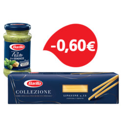 Linguine Barilla (500 g)+Σάλτσα Pesto Genovese Barilla (190 g)-0