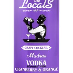 Έτοιμο cocktail βότκα με cranberry & πορτοκάλι The Locals (250 ml)