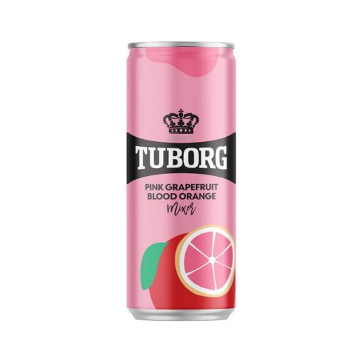 Αναψυκτικό pink grapefruit & σαγκουίνι Tuborg (330 ml) 