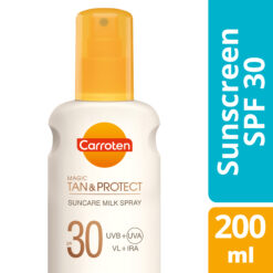 Αντηλιακό Γαλάκτωμα σε Spray Tan & Protect SPF30 Carroten (200ml)