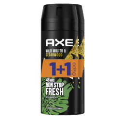 Αποσμητικό Spray Wild Mojito AXE (150ml) 1+1 Δώρο