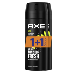 Αποσμητικό Spray You AXE (150ml) 1+1 Δώρο