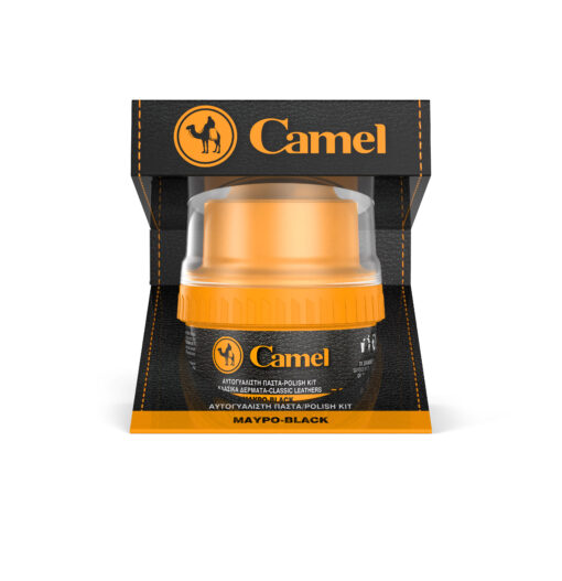 Αυτογυάλιστη πάστα για Μαύρα Κλασσικά δέρματα Camel (55ml)