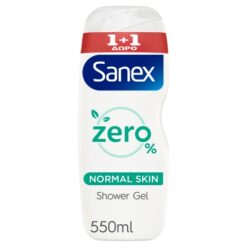Αφρόλουτρο Zero 0% Normal Skin Sanex (2x550ml) 1+1 Δώρο