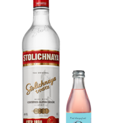 Βότκα Stolichnaya (700 ml) & δώρο αναψυκτικό Pink Grapefruit Soda Oz (250 ml)