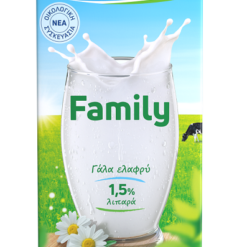 Γάλα Υψηλής Θερμικής Επεξεργασίας Family Ελαφρύ 1