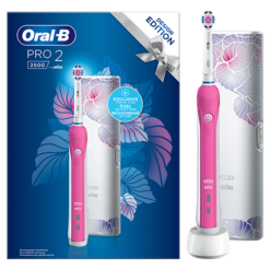 Ηλεκτρική Οδοντόβουρτσα Pro 2 2500 Ροζ Design Edition Oral-B (1τεμ)