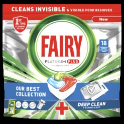 Κάψουλες Πλυντηρίου Πιάτων Deep Clean Platinum Plus Fairy (18μεζ)