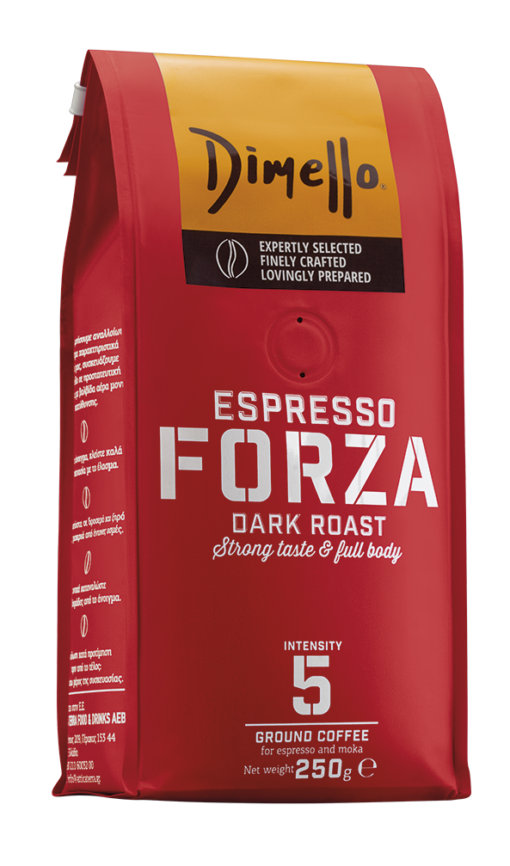 Καφές Espresso Αλεσμένος Forza Dimello (250 g)