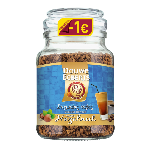 Καφές Στιγμιαίος Φουντούκι Douwe Egberts (100 g) -1€