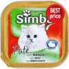 Κονσέρβα γάτας Πατέ με Βοδινό Simba (100g)