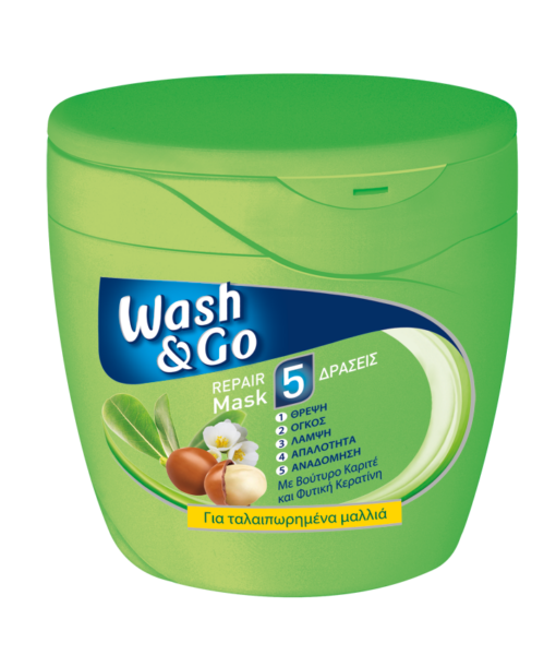 Μάσκα για ταλαιπωρημένα μαλλιά Wash & Go (300 ml)