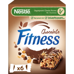 Μπάρες Δημητριακών Fitness με σοκολάτα Nestle (6 x 23.5 g)