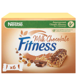 Μπάρες δημητριακών Fitness Delice με σοκολάτα γάλακτος Nestle (6x22.5 g)