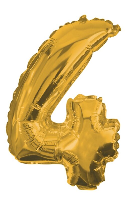Μπαλόνι Χρυσό No.4 Decorata (1 τεμ)