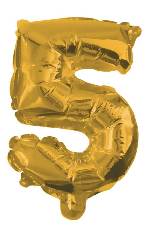 Μπαλόνι Χρυσό No.5 Decorata (1 τεμ)