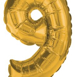 Μπαλόνι Χρυσό No.9 Decorata (1 τεμ)