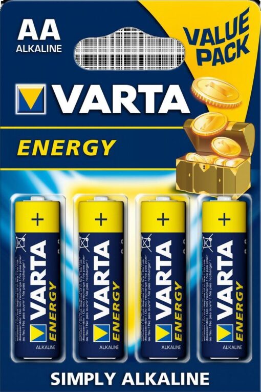 Μπαταρίες Αλκαλικές Energy Simply AA Varta (4τεμ)