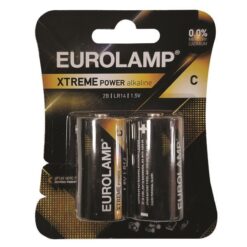 Μπαταρίες Αλκαλικές Extreme C Eurolamp (2 τεμ)