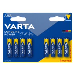 Μπαταρίες Αλκαλικές High Energy 4+4 AAA Varta (8τεμ)
