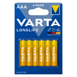 Μπαταρίες Αλκαλικές Long Life AAA Varta (6τεμ)