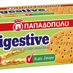 Μπισκότα Digestive Χωρίς Ζάχαρη Παπαδοπούλου (2x250g) -0
