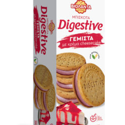 Μπισκότα Digestive γεμιστά με Κρέμα Tσίζκεϊκ Βιολάντα (200g)