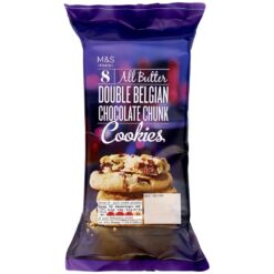 Μπισκότα Βουτύρου με Κομματάκια Βελγικής Σκούρας Σοκολάτας και Βελγικής Σοκολάτας Γάλακτος Marks & Spencer (200 g)