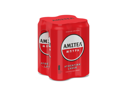 Μπύρα Lager Κουτί ΑΜΣΤΕΛ (4x500 ml)