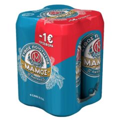 Μπύρα Pilsner κουτί Μάμος (4x500 ml) -1€
