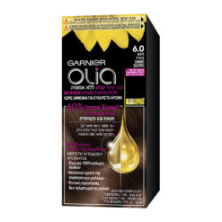 Μόνιμη Βαφή Μαλλιών χωρίς αμμωνία Ξανθό Σκούρο Νο 6.0 Olia Garnier (50g)