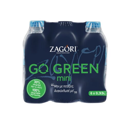 Νερό Φυσικό Μεταλλικό Ζαγόρι Go Green (6x330 ml)
