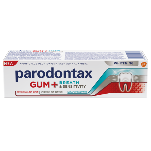 Οδοντόκρεμα Gum and Breath White Parodontax (75ml)