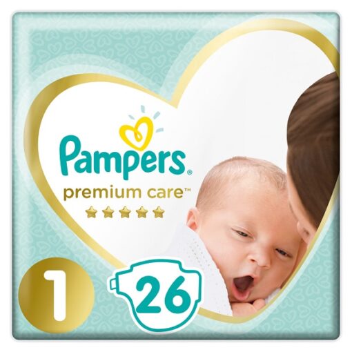 Πάνες Pampers Premium Care Μέγεθος 1 (2-5 kg) (26τεμ)