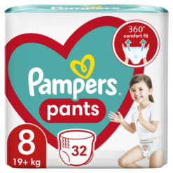 Πάνες-Βρακάκι Μέγεθος 8 (19kg+) Pampers Pants (32τεμ)