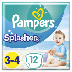 Πάνες-Μαγιό Pampers Splashers Μέγεθος 3-4 (6-11 kg) (12τεμ)