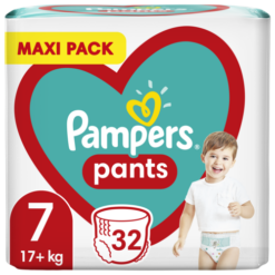 Πάνες-βρακάκι Μέγεθος 7 (17kg+) Pampers Pants (32τεμ)