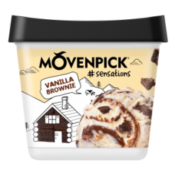 Παγωτό Vanilla Brownie Movenpick (500 ml)