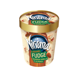Παγωτό Vanilla Caramel Fudge Niravana (470 ml)
