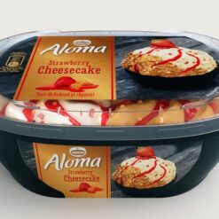 Παγωτό Φράουλα Τσίζκεικ Aloma (900 ml)