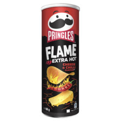 Πατατάκια Flame Extra Hot Cheese & Chilli Pringles (160g)