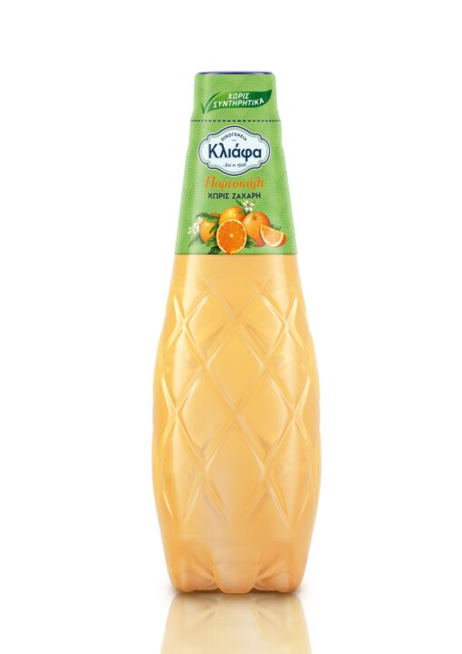 Πορτοκαλάδα χωρίς ζάχαρη Κλιάφα (330 ml)