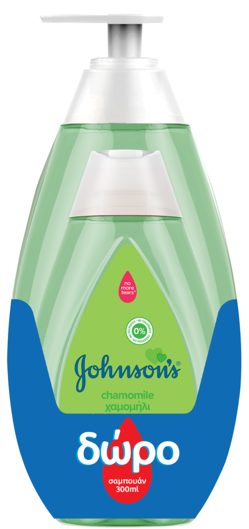Σαμπουάν με Χαμομήλι Baby Shampoo Johnson's (750+300ml Δώρο )