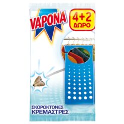 Σκοροκτόνο Άοσμο Mini Extra Vapona (4+2τεμ. Δώρο)