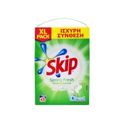 Σκόνη Πλυντηρίου Spring Fresh Skip (2x45 μεζ)  τα 2 τεμ -30%