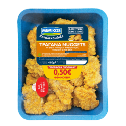 Τραγανά Nuggets από Φιλέτο Κοτόπουλου Μιμίκος (480 g) -0